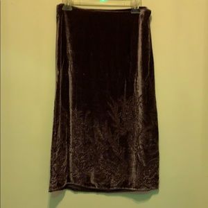 AMAZING purple velvet skirt!